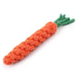 Carrot Rope Dog Toy 1-Pack – Durable Braided Cotton Chew Toy for Puppies & Dogs, 8.7 in (22 cm) Teeth Cleaning