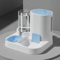 1-Pack Automatic Gravity-Fed Cat Water Dispenser & Feeder - Spill-Proof Large Capacity One-Piece Design