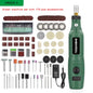 Mini Rotary Tool Kit — 3-Speed Engraver & Grinder with 25-Piece Accessories (100–240V / 3.7V)