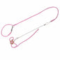 Adjustable Small Pet Harness and Leash for Hamster, Rat, Mouse, Nylon with Bell and Breakaway Safety