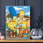 Cartoon Funny The S-Simp-sonsS Poster Sticky Wall Art Printing Waterproof Home Living Bed Room Bar Aesthetic Decor