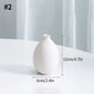 Ceramic Decorative Vase for Dried Flowers & Hydroponic Plants, Modern Table Ornament for Living Room Bedroom Office
