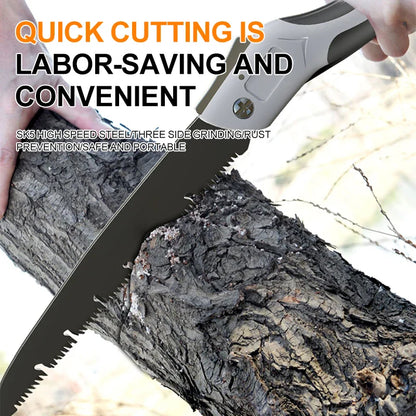 Folding Hand Saw for Woodworking & Camping — Multifunction Pruning and Garden Saw, Foldable Hacksaw