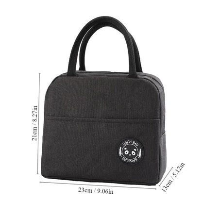 Insulated Bento Lunch Bag with Aluminum Foil Lining - Thermal Meal Bag for Students & Office