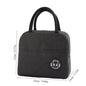 Insulated Bento Lunch Bag with Aluminum Foil Lining - Thermal Meal Bag for Students & Office