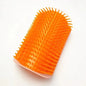 Cat Corner Brush Comb Massager with Catnip – Self-Grooming Wall Arch Scratcher & Hair Removal Tool for Cats