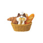 1pc ZAKKA Japanese Cat Food Bakery Coffee Shop Scene Decoration Resin Crafts Small Ornaments Croissant Donut Dessert Cupcake