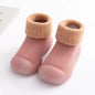 Warm Baby First Walker Shoes — Newborn to 4 Years Unisex Winter Slip-On Anti-Slip Rubber Sole
