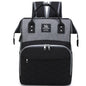 Large Diaper Backpack 36-55L - Stroller Hanging Nappy Bag with Changing Mat, Multi-Pocket Baby Nursing Bag