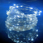 USB Powered Silver Wire Fairy Lights - Waterproof LED String Lights (1–20 m / 3.3–65.6 ft) Warm White Multicolor for Christmas, Wedding & Party