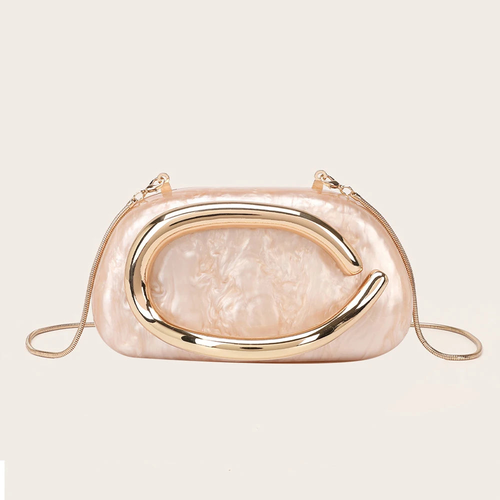 Luxury Metal Box Clutch Bag – Women’s PVC Evening Handbag for Wedding, Bridal, Party & Banquet, Crossbody Shoulder Purse, 11 Colors