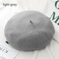 Autumn Winter Felt Beret Hats Women Fashion French Painter Hat Girls Trendy Solid Color Berets Ladies Multicolored Flat Cap
