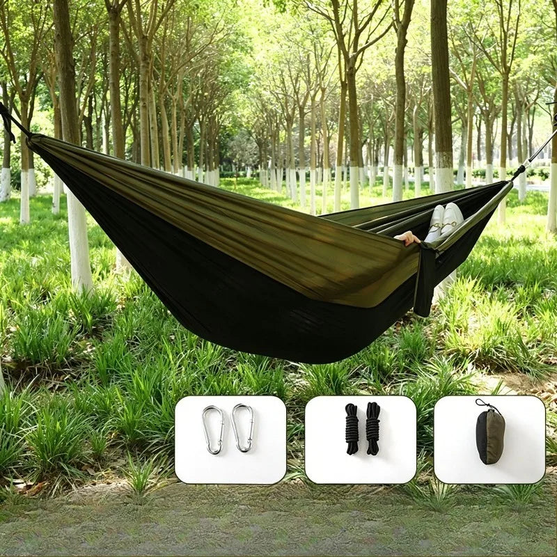 Camping Hammock Lightweight, Portable Hammocks Parachute Hammock with