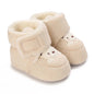 Winter Baby Boots Cartoon Soft-Sole Anti-Slip Warm Toddler Walking Booties for Boys & Girls