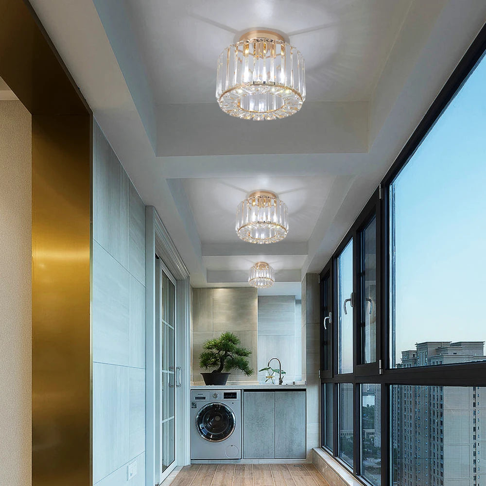 Modern LED Crystal Pendant Light & Ceiling Lamp – Luxury Chandelier for Home Decor