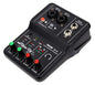 Professional USB Audio Interface Mixer — Live Preamplifier Sound Card for Studio Recording, Channel Monitoring, Guitar & Vocals