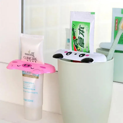 Animal Toothpaste Squeezer Tube Roller – Cute Cartoon Toothpaste Dispenser for Bathroom