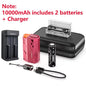 Detachable Power Bank 10,000–50,000mAh | 22.5W Fast Charge Replaceable Battery Pack with Built-In Cable