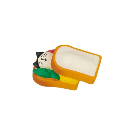 2025 Bread Baking Cake Series Creative Fashion Toy Cat Action Figures Car Interior Desktop Miniatures Resin Ornament Accessories