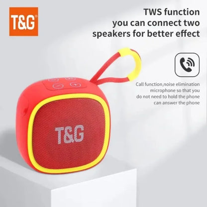 Mini Bluetooth Speaker IPX4 Portable Wireless TWS Stereo TF Card FM HIFI