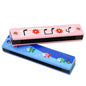 1pc/2/4pcs Children Wooden Harmonica Musical Instrument Toys Music Teaching Aids Puzzle Early Education Kindergarten Beginners