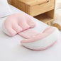 U-Shaped Maternity Pillow for Pregnancy - Side Sleeping Belly & Waist Support
