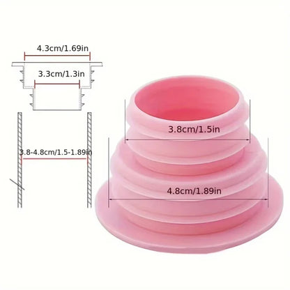 1-Pack Sewer Seal Ring Drain Plug - Kitchen Sink, Floor & Washing Machine Pipe Deodorizer