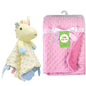 Personalized Newborn Baby Blanket with Name & Custom Stroller Gift Set