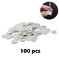 Pure Cotton Candle Wicks 100-Pack with Metal Wick Brackets & Silicone Punch Awl DIY Candle Making Kit