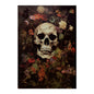 Retro Crow Witch Bat Skull Dark Academia Gothic Victorian Style Wall Art Canvas Painting Poster Print Halloween Gifts Room Decor