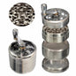 4-Layer Metal Herb Grinder 40mm (1.57 in) - Aluminum Alloy Spice Crusher & Herb Mill