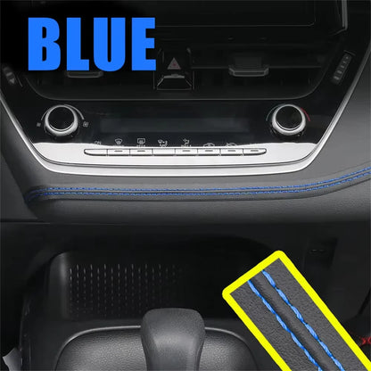 PU Leather Car Trim Braid — Self-Adhesive Decorative Strip for Dashboard & Door, Universal Interior Moulding