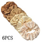 Satin Scrunchies Set for Women & Girls – 25/10/6 Pcs Elastic Hair Bands | Soft Silk Ponytail Holders & Fashion Hair Accessories