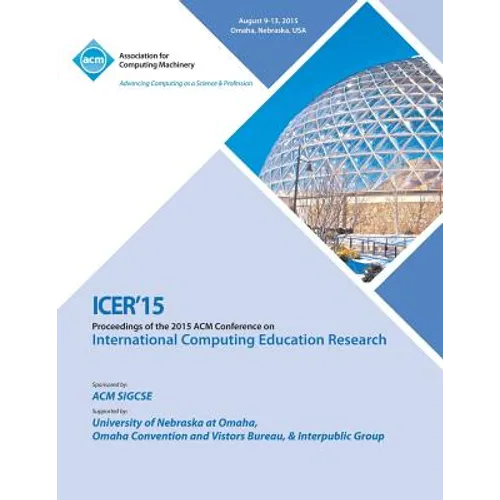 ICER 15 International Computer Education Research Conference - Paperback