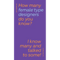 How Many Female Type Designers Do You Know?: I Know Many and Talked to Some! - Hardcover
