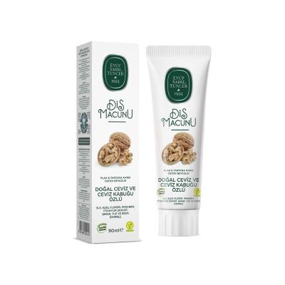 EyŸp Sabri Tuncer Natural Walnut Extract Toothpaste - 3.04 fl oz, SLS & Fluoride Free, Organic Oral Care