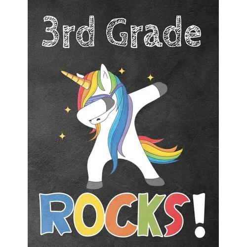 3rd Grade Rocks!: Funny Back To School notebook, Gift For Girls and Boys,109 College Ruled Line Paper, Cute School Notebook, School Comp - Paperback