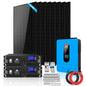 SunGold Off-Grid Solar Kit | 6500W/8000W 48VDC 120V/240V | LiFePO4 10.24KWH/20.48KWH Lithium Battery | 3320W Solar PV