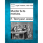 Murder & Its Motives. - Paperback