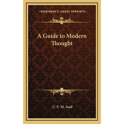 A Guide to Modern Thought - Hardcover