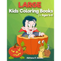 Large: coloring books for kids ages 4-8: Easy and Big Coloring Books (Cute, Happy Halloween, Animal, Sea Animal, Student, Chr - Paperback