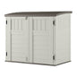 Outdoor 4-ft x 2-ft Locking Storage Shed with Easy Lift Lid