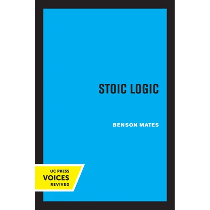 Stoic Logic - Paperback