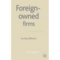 Foreign-Owned Firms: Are They Different? - Hardcover