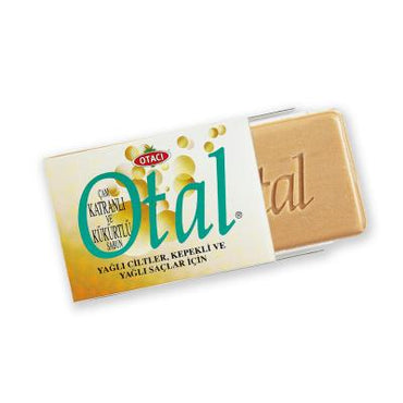 Otacõ Otal Pine Tar & Sulfur Soap: Natural Oil Balancing Bar for Oily Skin, Dandruff Control & Seborrheic Dermatitis Relief