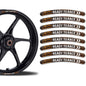 3D Epoxy Motorcycle Wheel Rim Racing Stickers