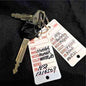 Motorcycle Handwritten Keychain Tag
