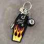 METALIZE™ Vintage Motorcycle Handmade Embroidered Keychain