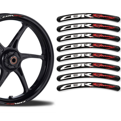 3D Epoxy Motorcycle Wheel Rim Racing Stickers