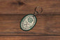 METALIZE™ Vintage Motorcycle Handmade Embroidered Keychain